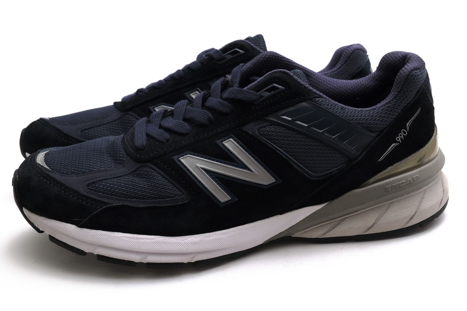 ニューバランス／NEW BALANCE シューズ スニーカー 靴 ローカット メンズ 男性 男性用 スエード スウェード レザー 革 本革 ネイビー 紺 M990NV5