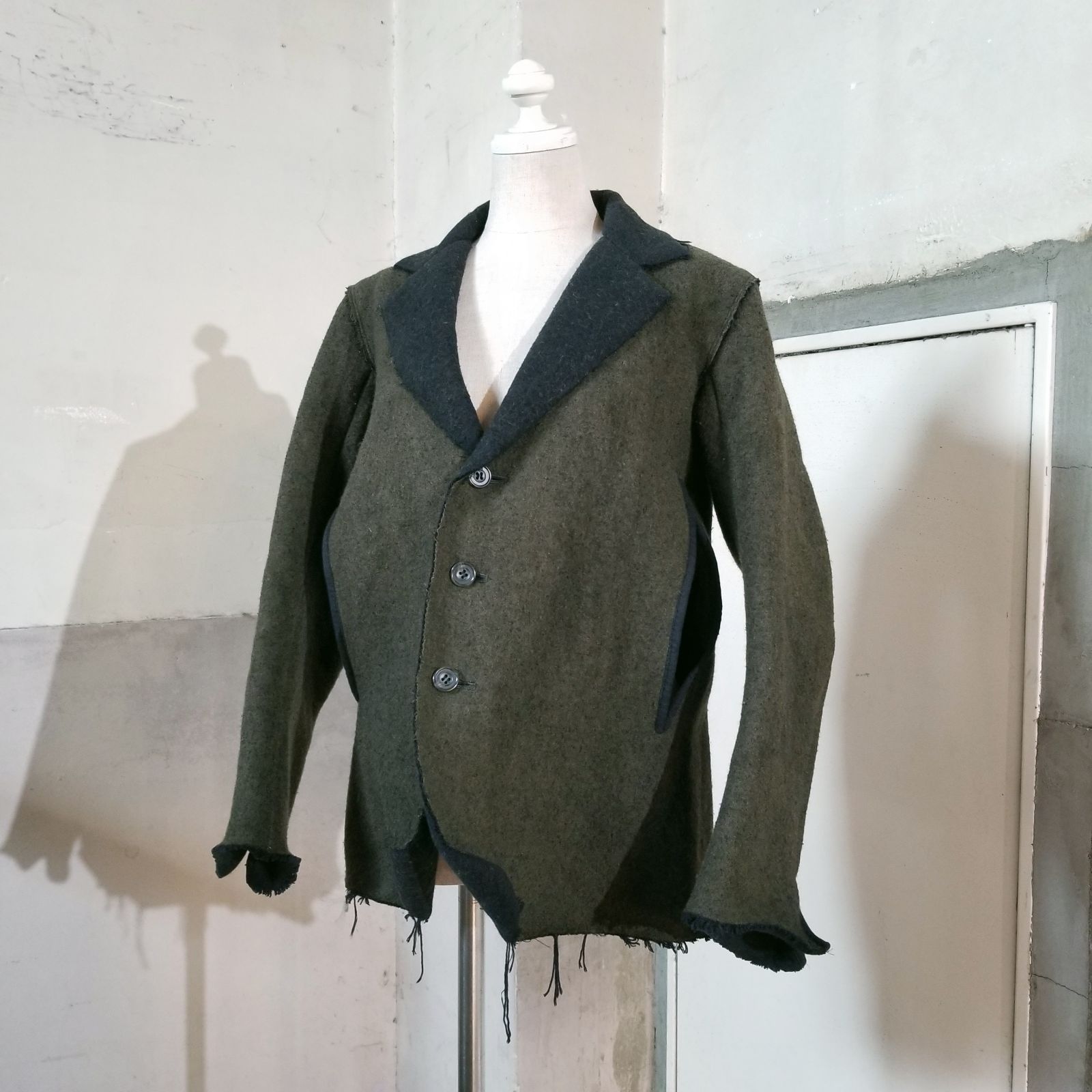 Yohji Yamamoto FEMME 95aw 圧縮ウールジャケット S ヨウジヤマモト