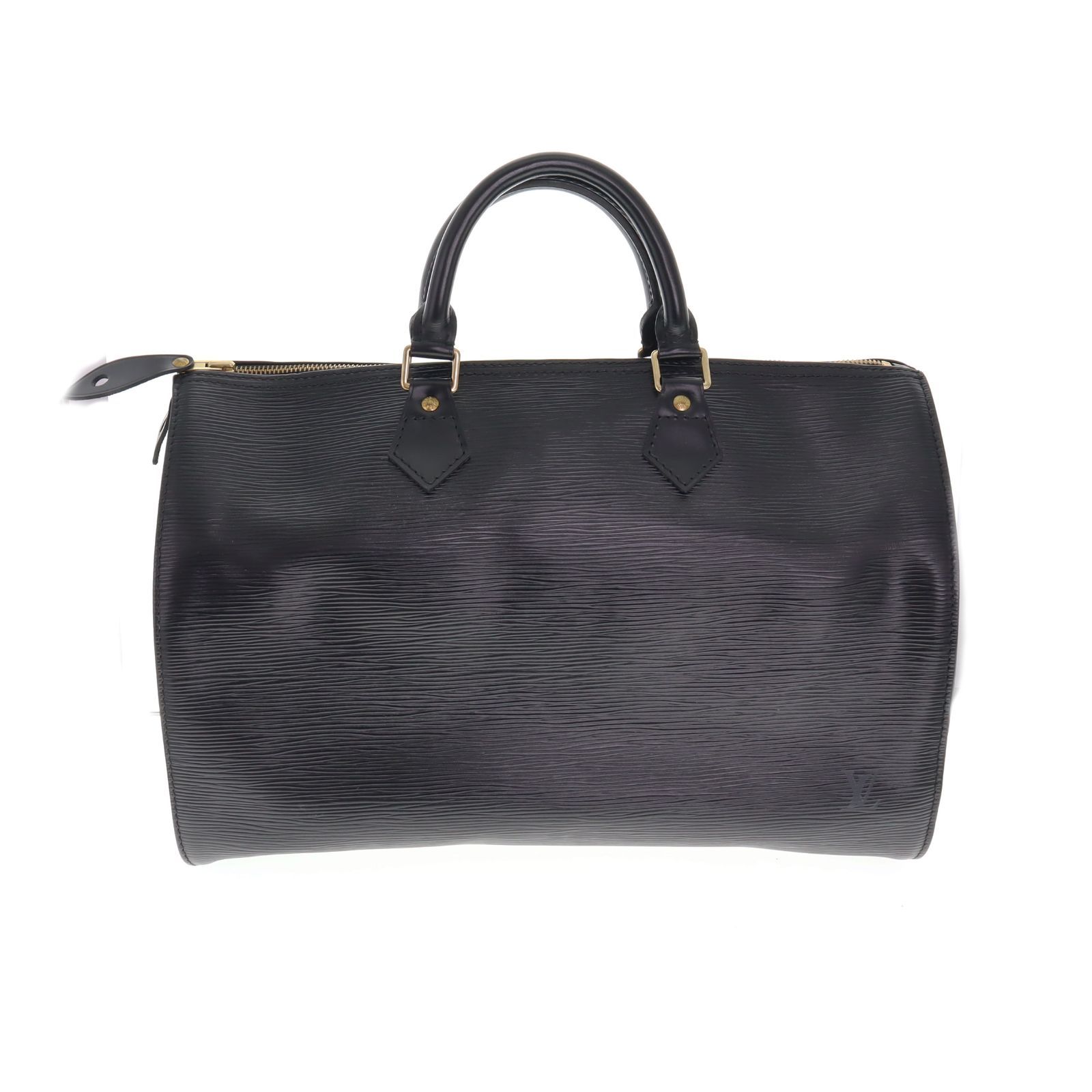 【中古】LOUIS VUITTON ルイ・ヴィトン M42992 スピーディ35 エピ ハンドバッグ ボストンバッグ レディース メンズ バッグ ブラック ノワール ブランド