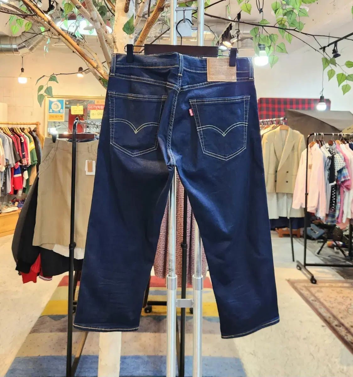 リーバイス 505プレミアム Indigo 7分 デニム パンツ