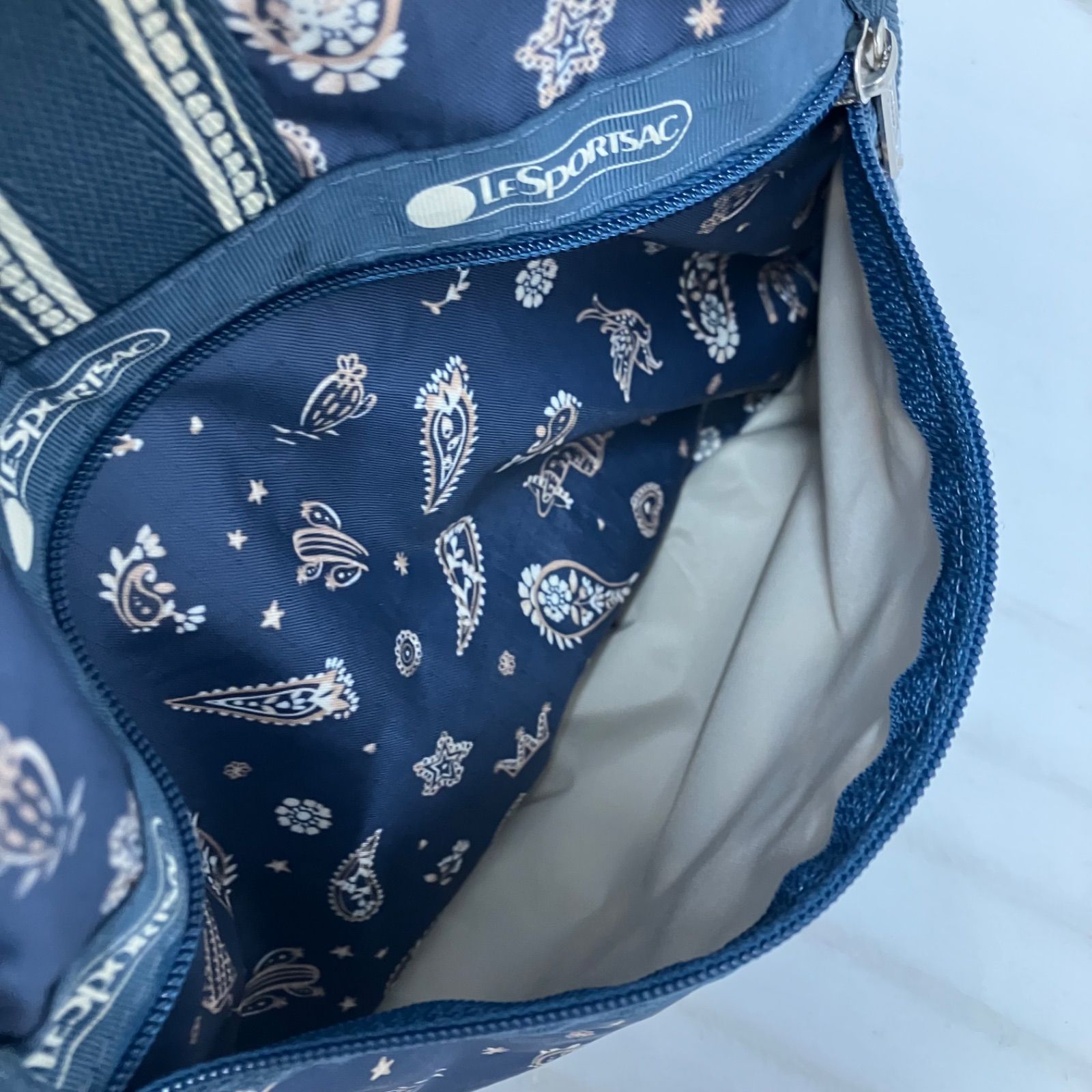 5147 【美品】 LeSportsac レスポートサック 2way ボストンバッグ 旅行 