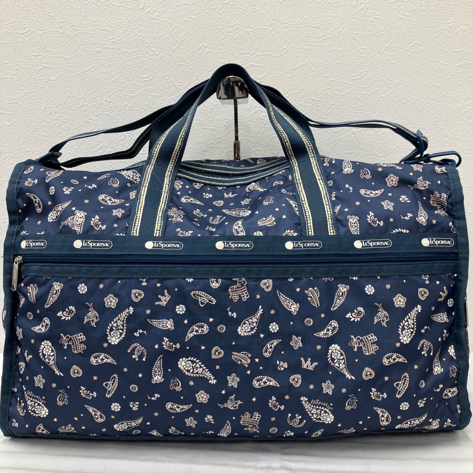 5147 【美品】 LeSportsac レスポートサック 2way ボストンバッグ 旅行 
