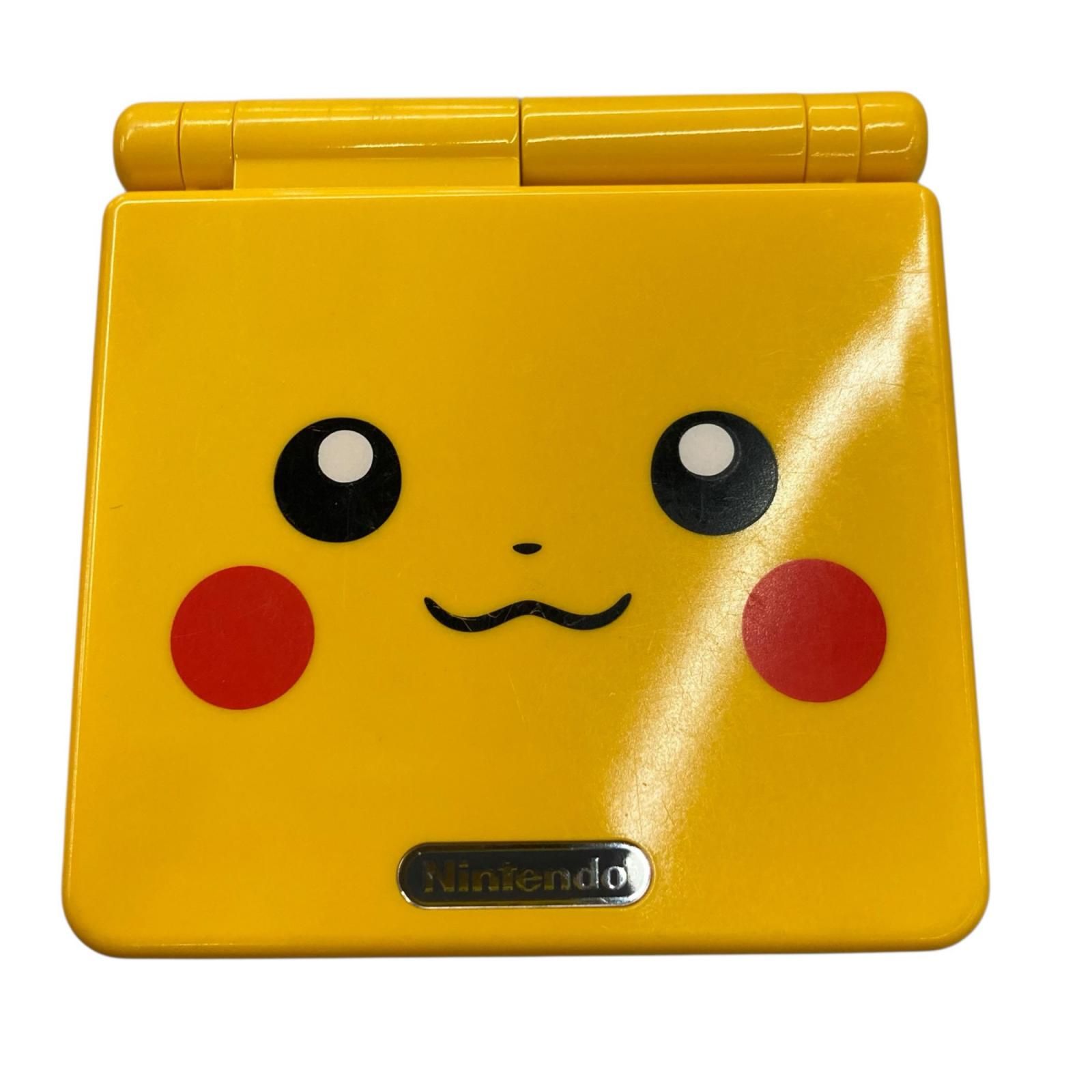 186000 通電確認のみ Nintendo 任天堂 ニンテンドウ ゲームボーイアドバンスSP ピカチュウモデル