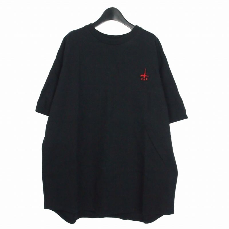 カタリスト CVTVLIST Basic Tee ベーシックT 刺繍ロゴ Tシャツ カットソー半袖 2 ブラック 黒 2101090307
