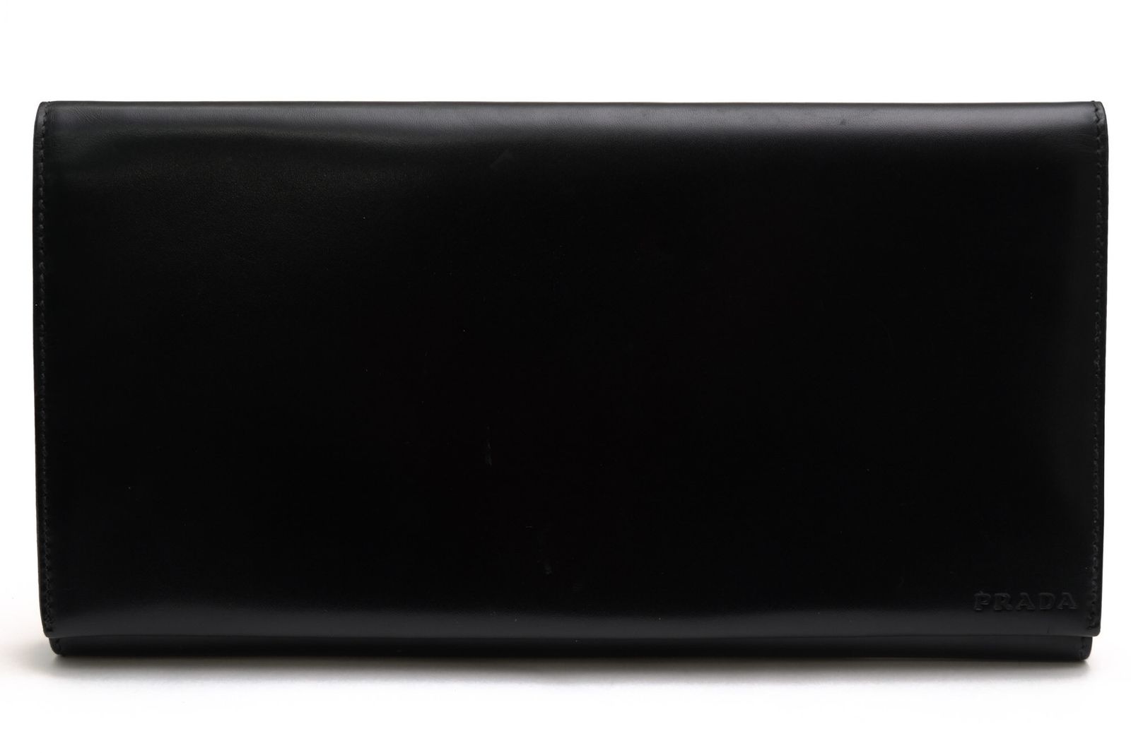 プラダ／PRADA 長財布 財布 ウォレット メンズ 男性 男性用 レザー 革 本革 ブラック 黒 2AR014 GADGET CHIC マルチウォレット 小銭入れあり 三つ折り ユニセックス 男女兼用