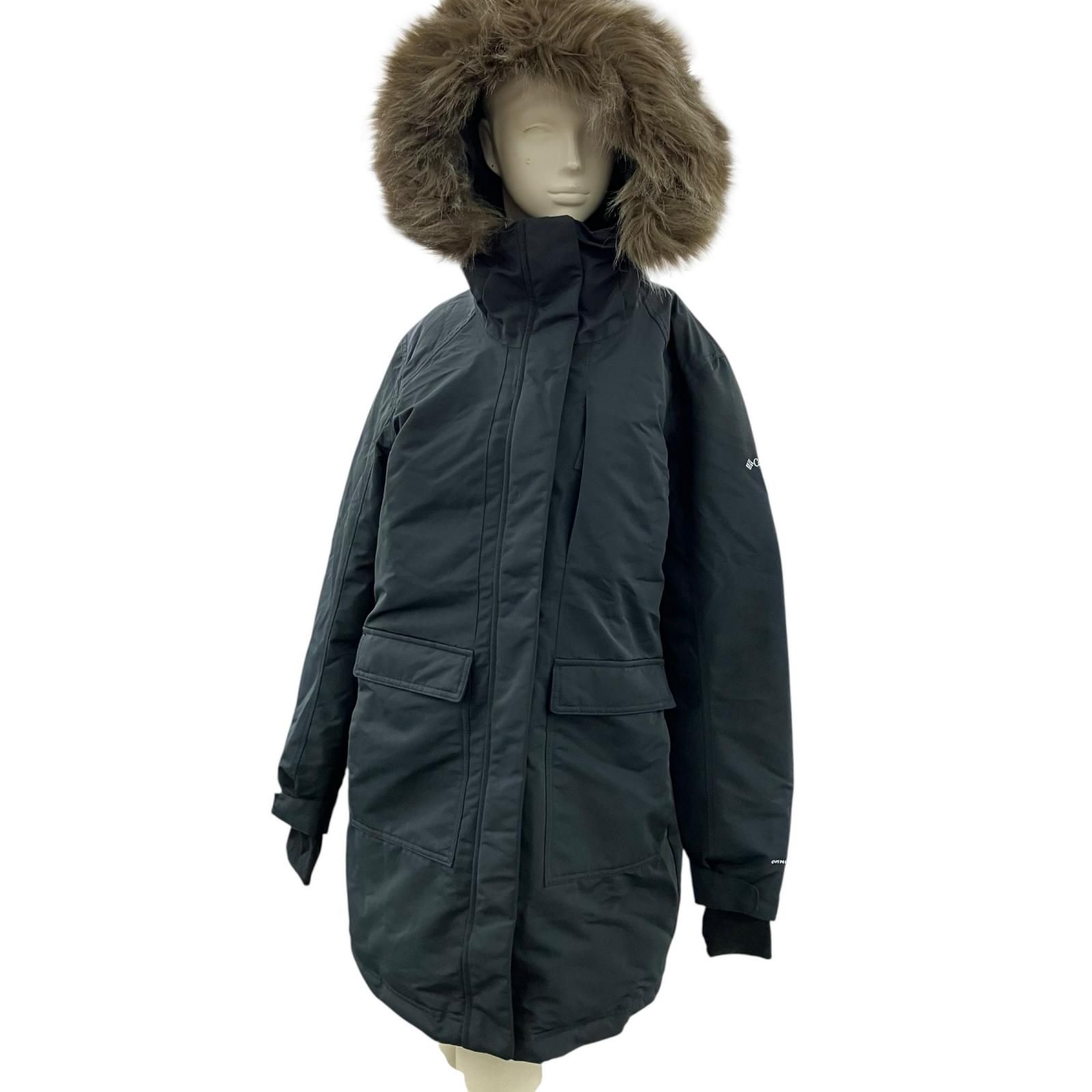 186004 現状品 Columbia コロンビア ダウンコート　ブラック XL