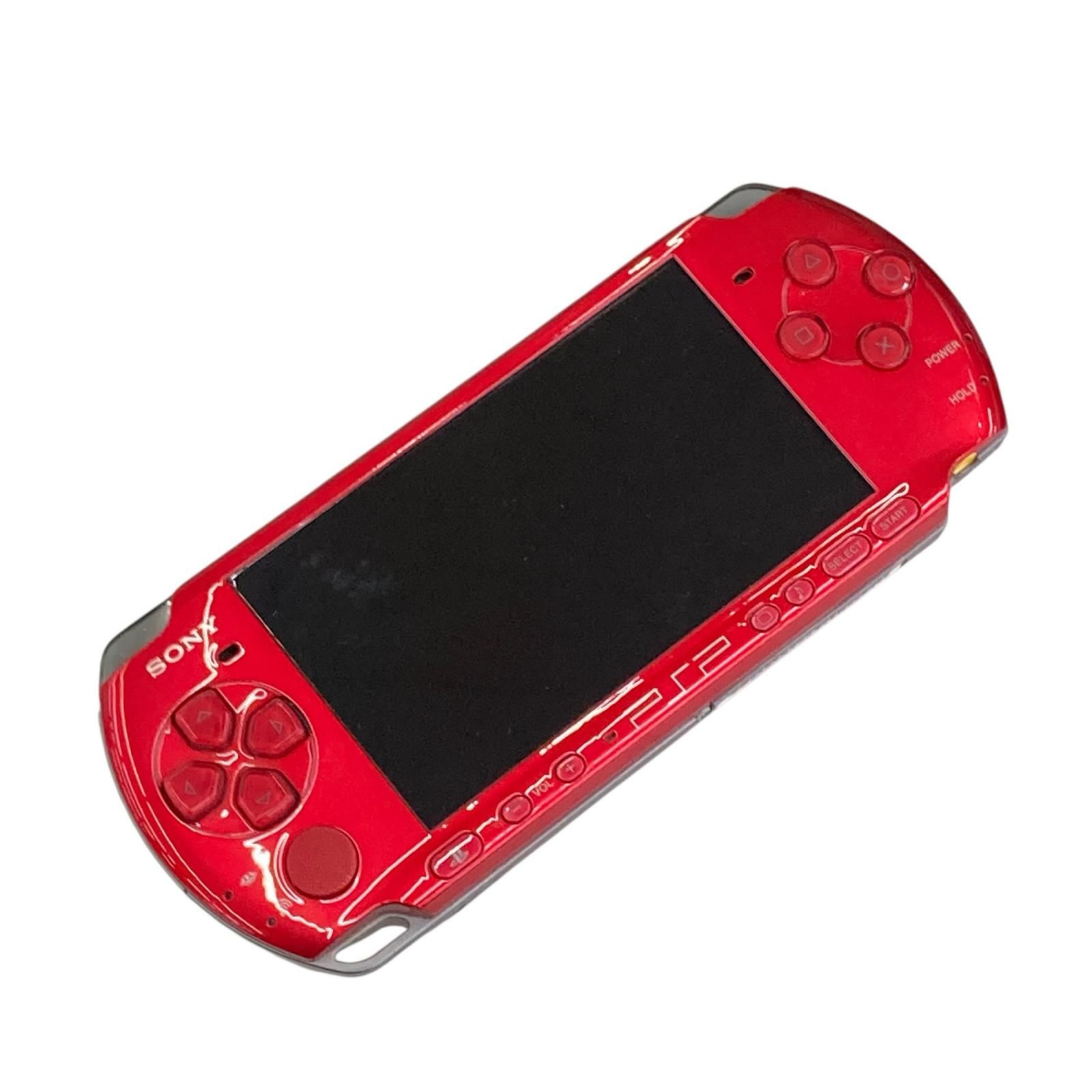 186000 動作確認済み SONY ソニー 現状品 PSP PSP3000 レッド
