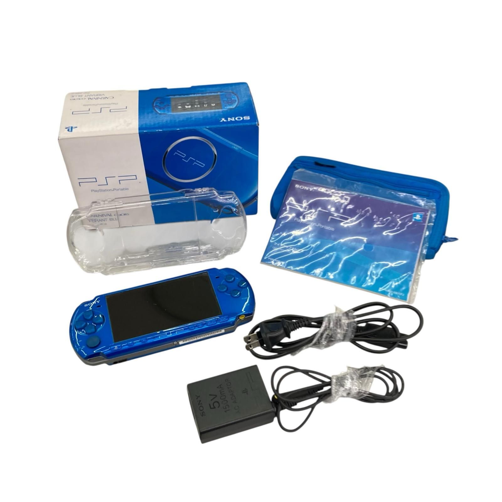 186000 動作確認済み SONY ソニー 現状品 PSP PSP3000 ブルー