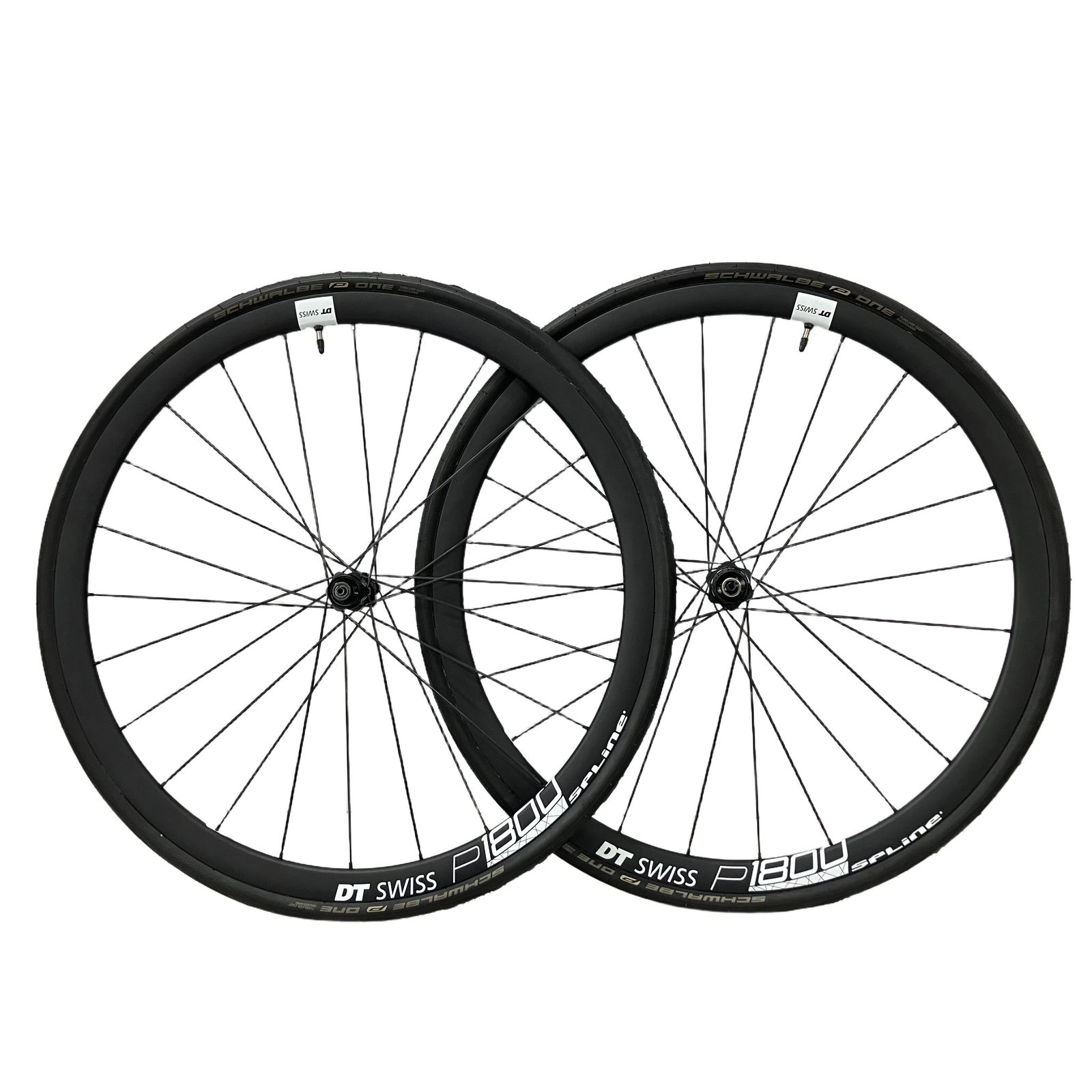 DT SWISS P1800 SPLINE ホイール 前後セット 自転車パーツ 中古 H11350072