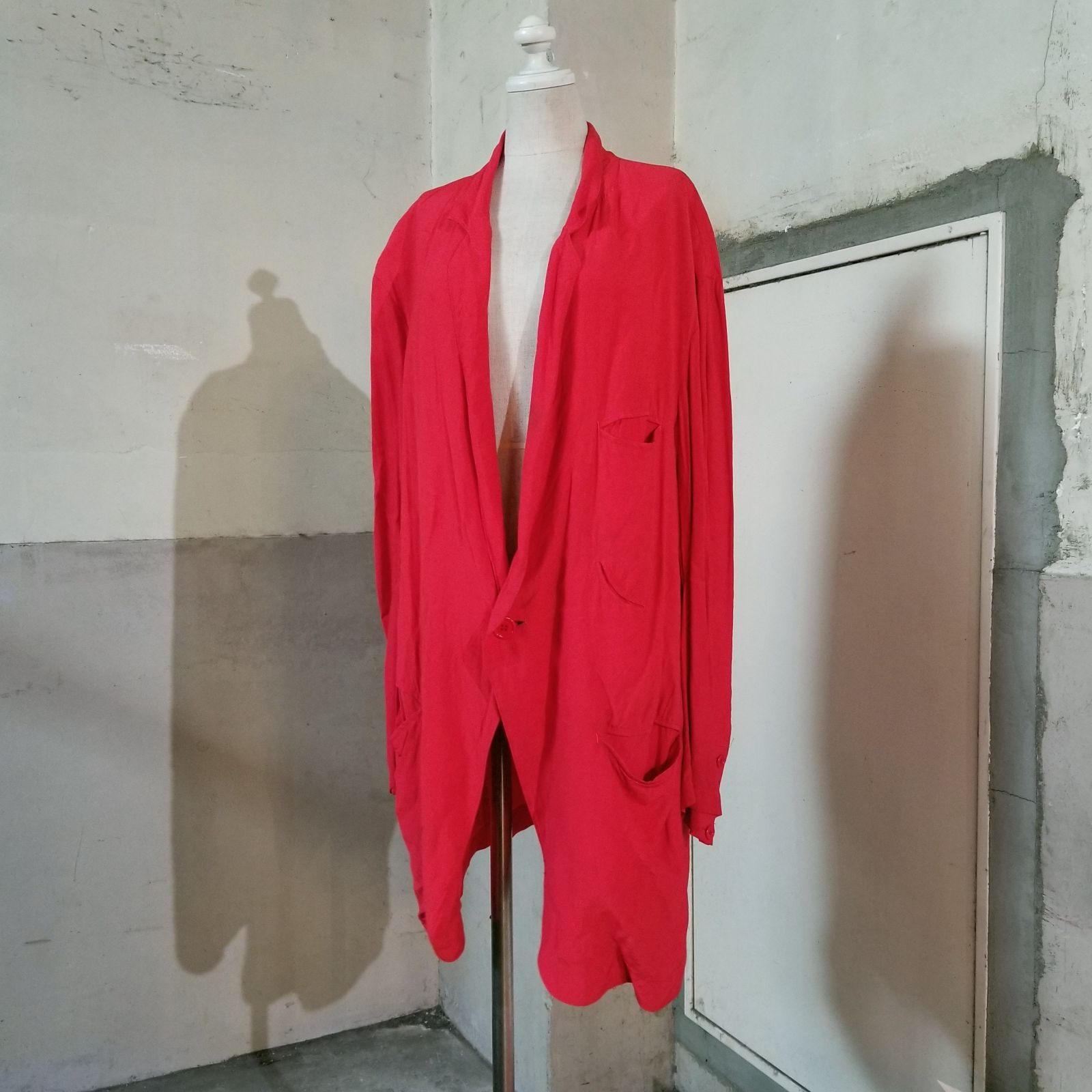 値下げ 80s WORK SHOP ワイズ Y's for men ピーコート WORKSHOP Y's for men 80s レーヨンシルクジャケット ワークショップ