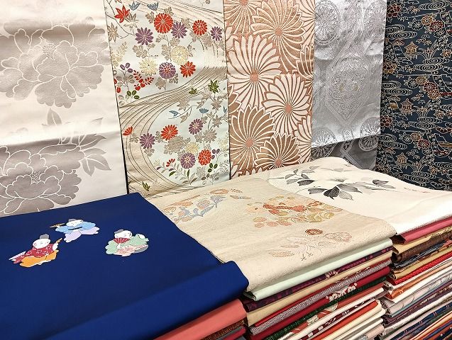 平和屋着物■名古屋帯 まとめて100点 鳥 人物 風景 更紗 松竹梅 花柄 アンティーク 作家物 手描き 金銀糸 未使用品あり 全て正絹 mmm1260