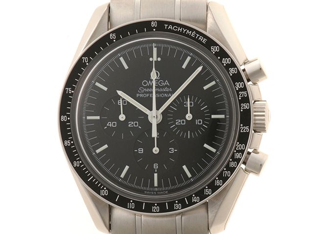 OMEGA オメガ ウォッチ スピードマスタープロフェッショナル・ウラスケ 時計 3572.50 腕時計 ステンレススチール ブラック 手巻き メンズ【432】2148104074690
