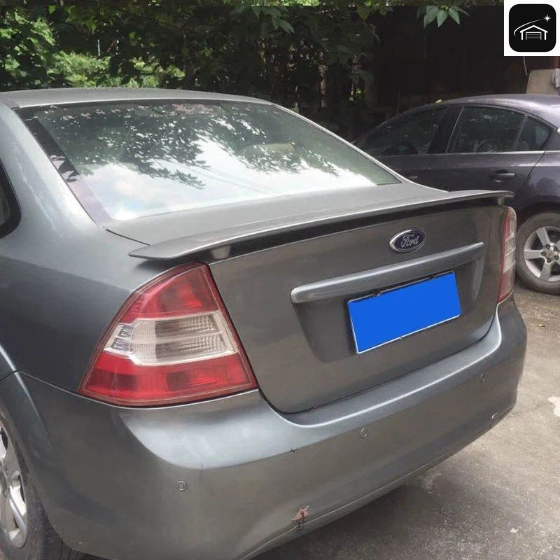 フォード フォーカス スポイラー 2009 2010 2011 車用 ABS樹脂製 未塗装プライマー リアウイングスポイラー カスタムパーツ