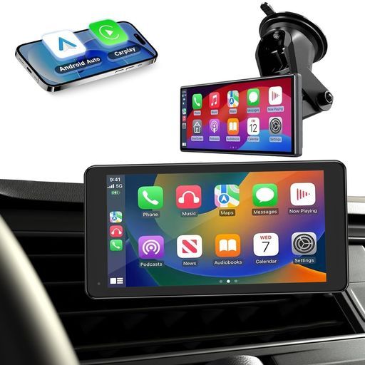 Stynxro6.5インチディスプレイオーディオカーナビポータブルIPSタッチスクリーンポータブルカーオーディオエアコン吹き出し口マウント付属車載モニ