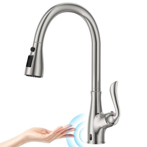 APPASOキッチン用水栓タッチセンサー水栓引き出し式蛇口混合水栓3モード切り替え直流&シャワー&強力洗浄節水エコハンドル360°回転タッチスイッチシ