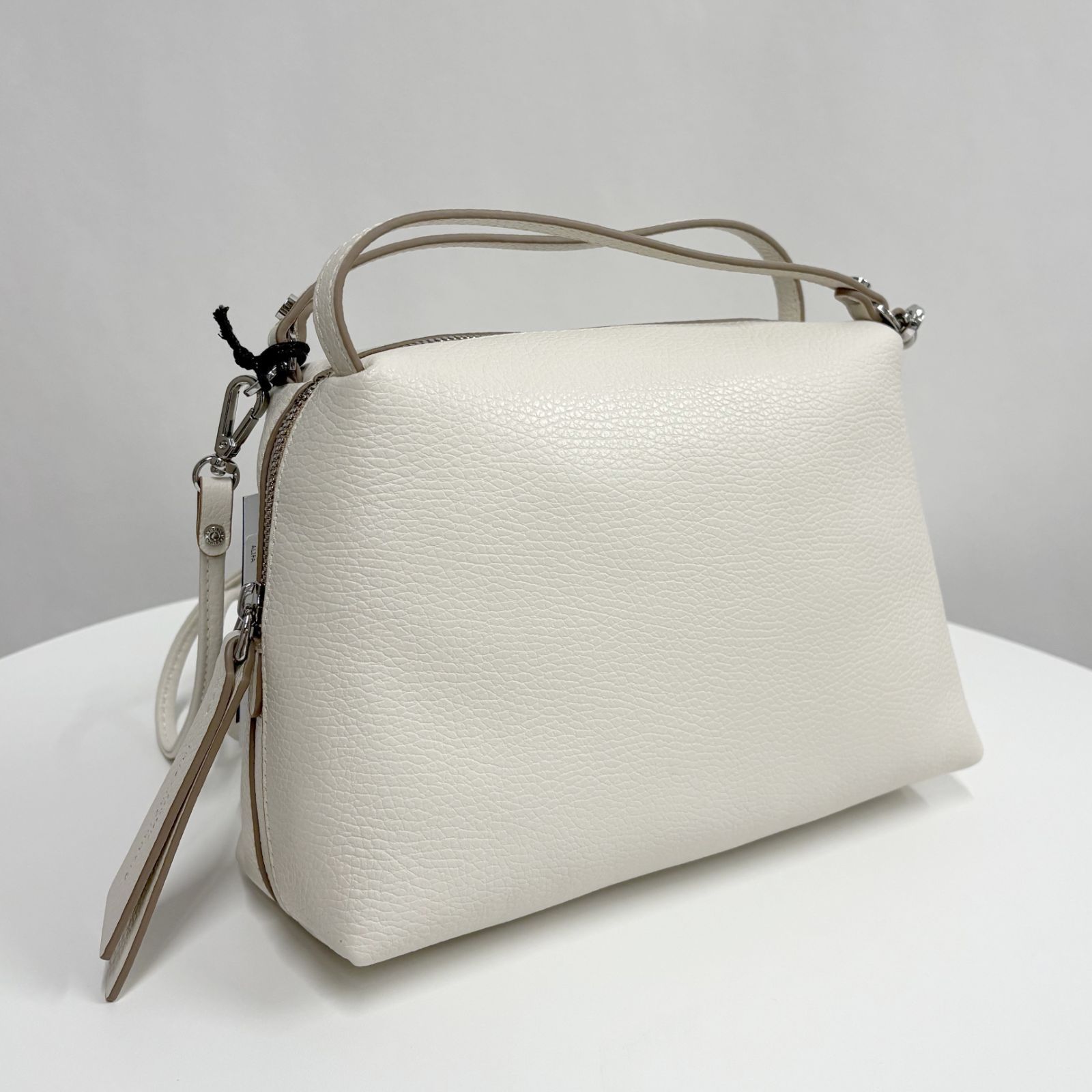 新品未使用訳アリ GIANNI CHIARINI ALIFA M　ジャンニキャリーニ アリファM　マーブル　白　ホワイト