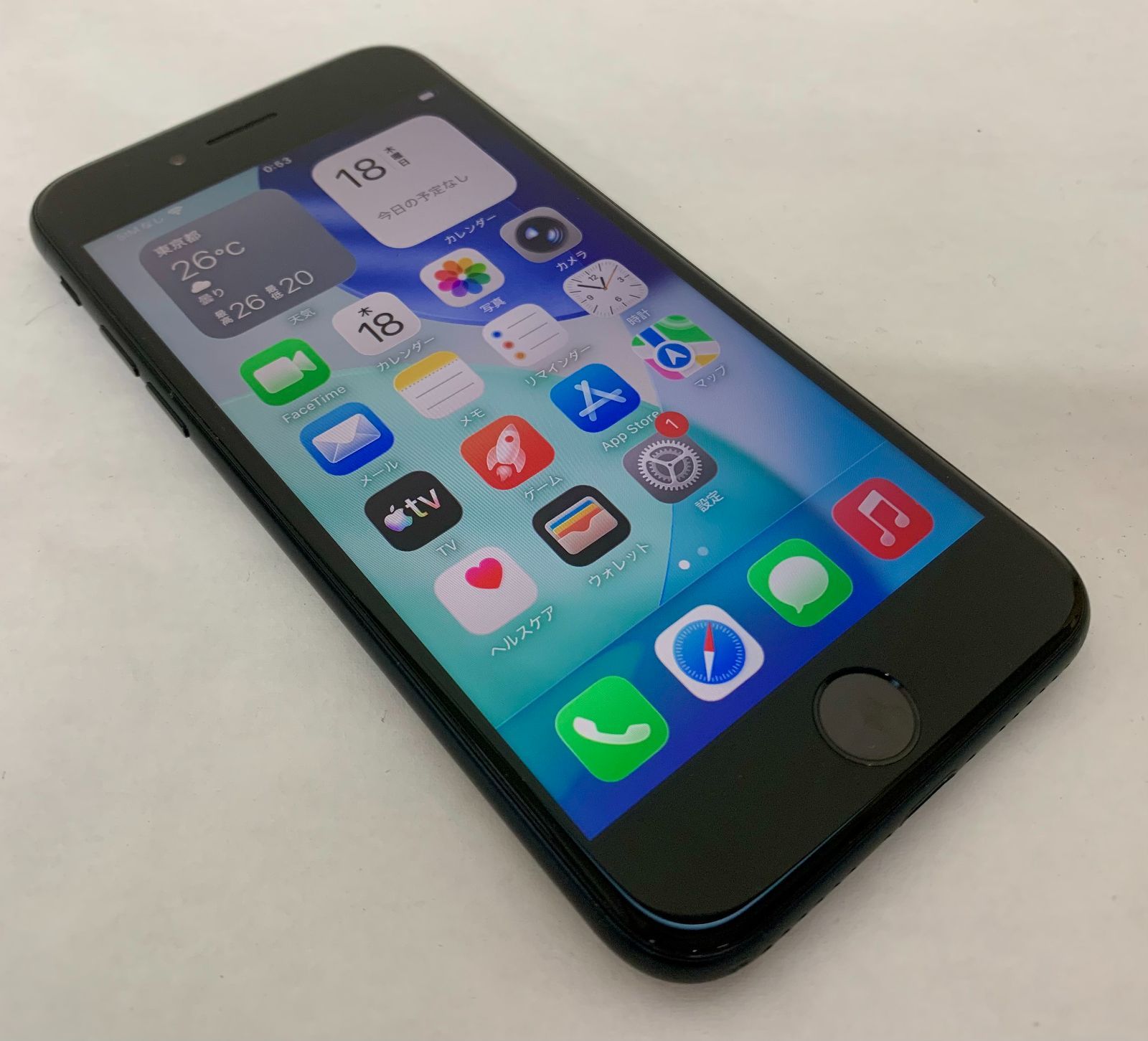 【金モバ】★大特価★美品★simフリー★iPhone SE 第3世代★SE3★64GB★ミッドナイト★バッテリー82％★利用制限〇★Apple★ios★