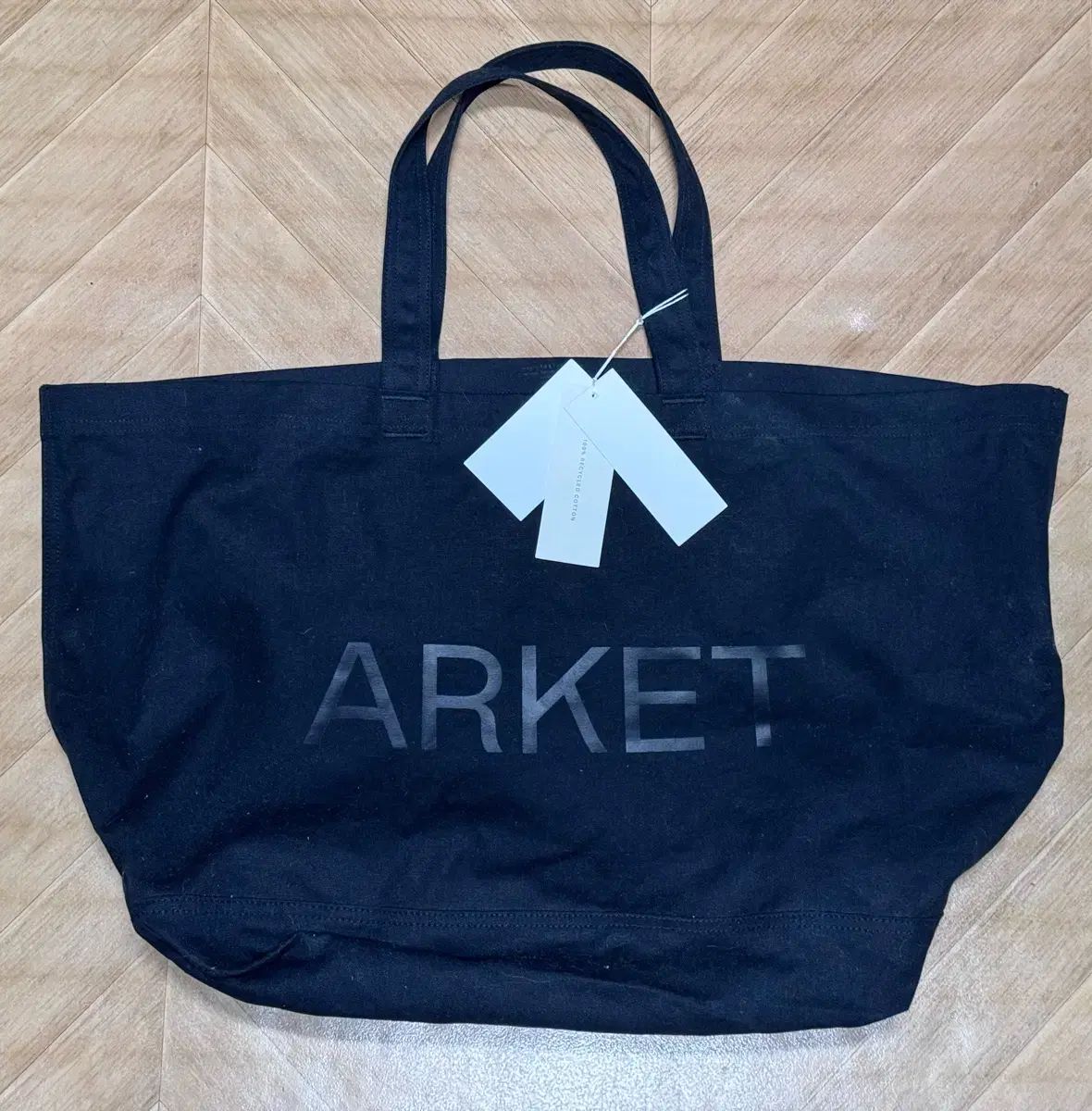 ARKET オーバーサイズ キャンバストートバッグ 新品