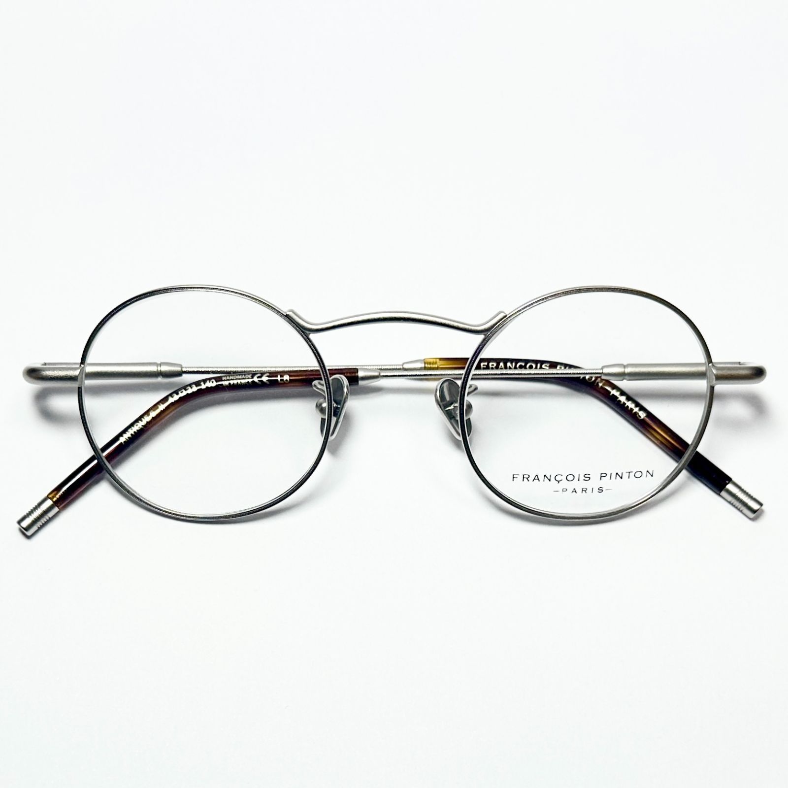 純正新品 フランス製 FRANCOIS PINTON ANTIQUE6 LI 丸メガネ 純正ケース・クロス付き フランソワ パントン Frame France 送料無料