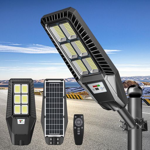 QifeiyaxLEDソーラー街灯屋外IP66防水外灯ソーラーライト高輝度10000LMセンサーライト人感・明暗センサー5パターン点灯モード点灯時間/