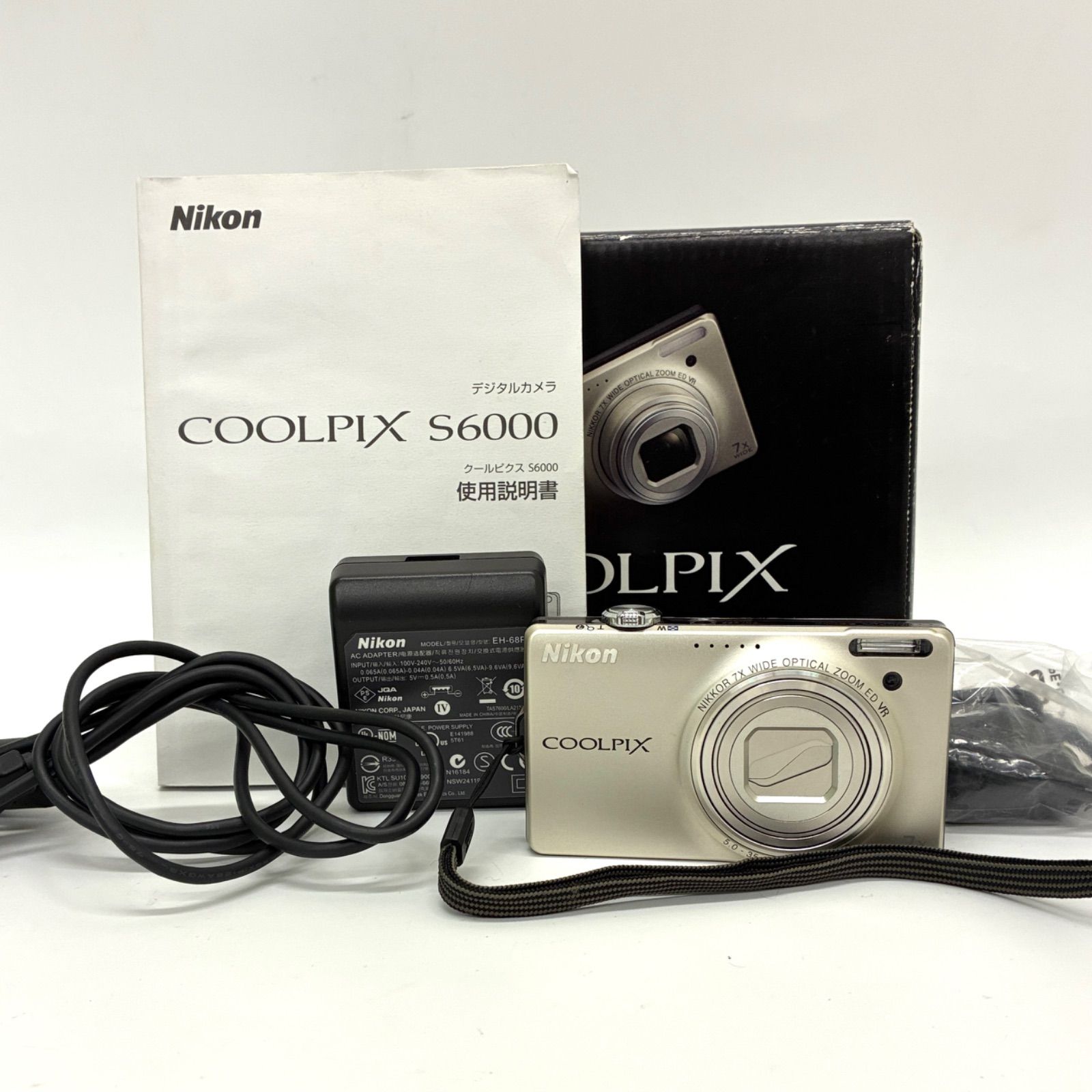 ◆Nikon◆ニコン クールピクス S600 デジカメ コンパクトデジタルカメラ シルバー◆◆◆