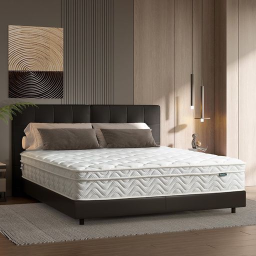 Z-HOMセミダブル極厚26cm高反発マットレスベッドマットレスポケットコイル体圧分散通気性圧縮梱包2.0mmスプリング採用純高反発マットレスやや硬め