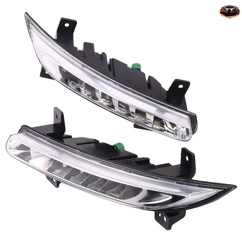限定品 1ペア 車用 LED DRL フォグランプ ルノー フルエンス 2014+ ドライビングランプ デイタイムランニングライト バンパーランプ