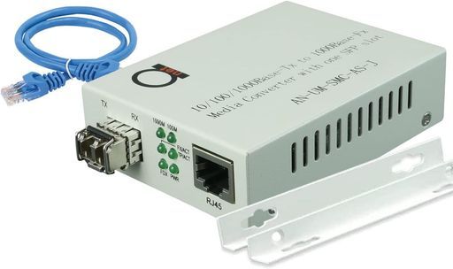 光メディアコンバータ(850nm、マルチモード)LCSFPポート最長550mLCUTPCat5eCat610/100/1000対応RJ-45ポートギガ