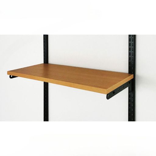 藤山(FUJIYAMA)Fitrack(フィットラック)収納セレクトパーツTSセット(木棚セット)ブラック幅90cmx奥行30cmおしゃれシンプルスリ