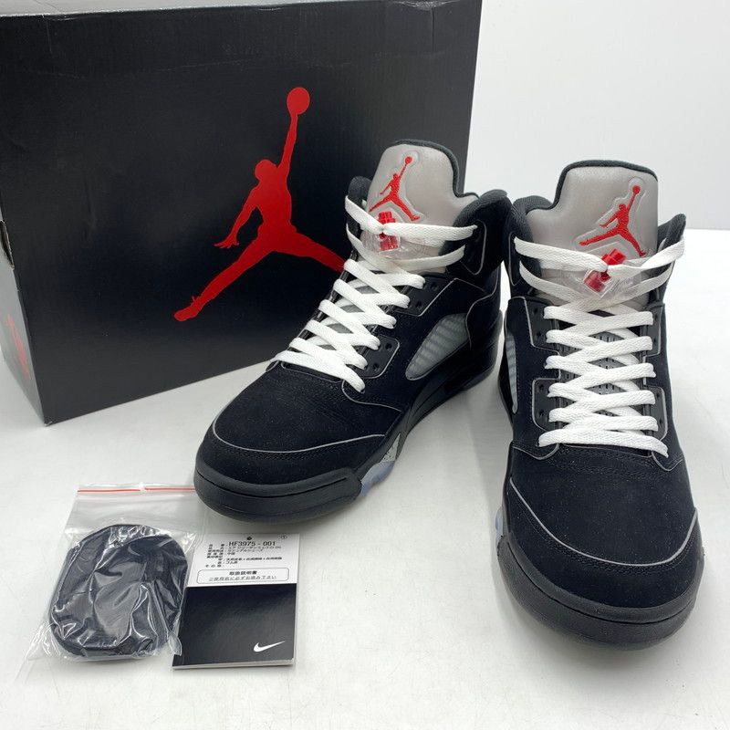 【中古品】 NIKE ナイキ AIR JORDAN 5 RETRO OG HF3975-001 スニーカー 靴 【160-260618-ko-12-tei】