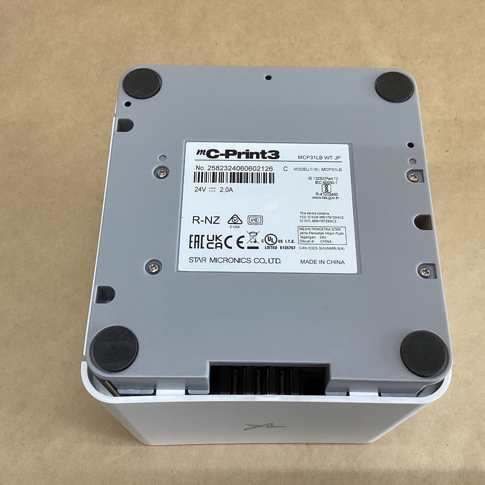 スター精密 レシートプリンター mC-Print3 MCP31LB-WT-JP BLT対応 Air