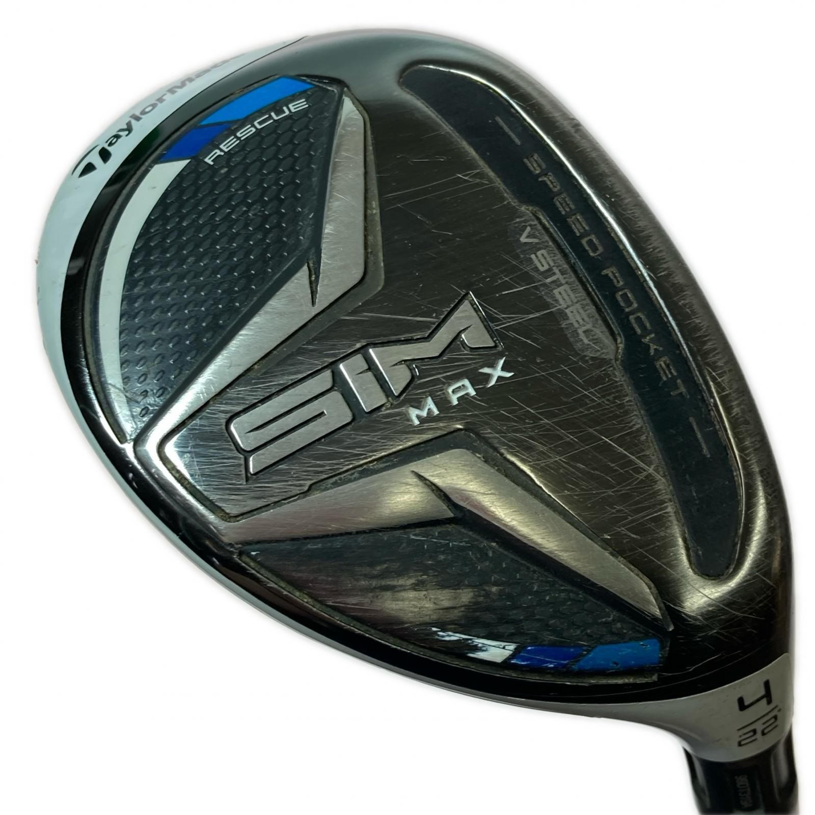 TaylorMade テーラーメイド SIM MAX レスキュー U4 22° ユーティリティ TENSEI テンセイ ブルー TM60 R カバー付
