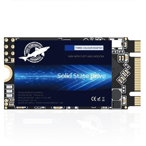 DogfishSSDM.222422TBNGFFSATAiiib+mKey6Gb/s3DNANDTLC内蔵SSD高速低発熱低消費電力PC/ノートパソコ