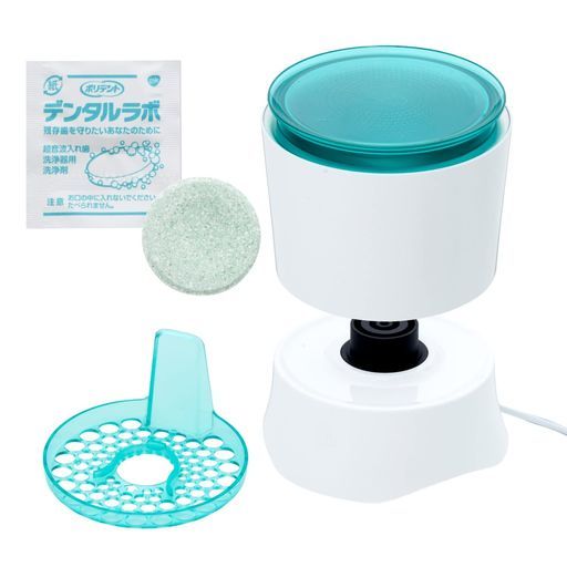 ポリデントデンタルラボ超音波入れ歯洗浄器歯ぎしりマウスピース(ガード)、リテーナーにも