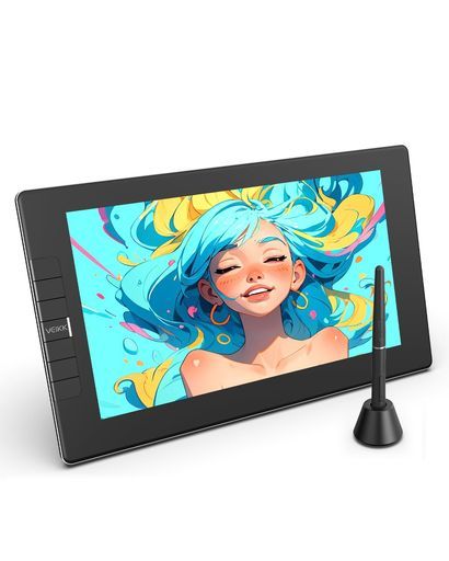 VEIKK液タブ11.6インチ液晶タブレットスマホ対応フルラミネーション加工スリムベゼル設計液晶ペンタブレット筆圧8192傾き検知充電不要ペン液晶ペン