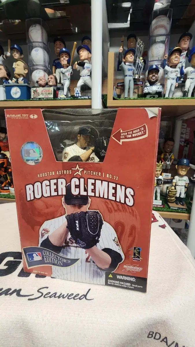 未開封) MLB 野球 マクファーレン ゴール・D・ロジャー クレメンス ヒューストン・アストロズ フィギュア BUBBLE