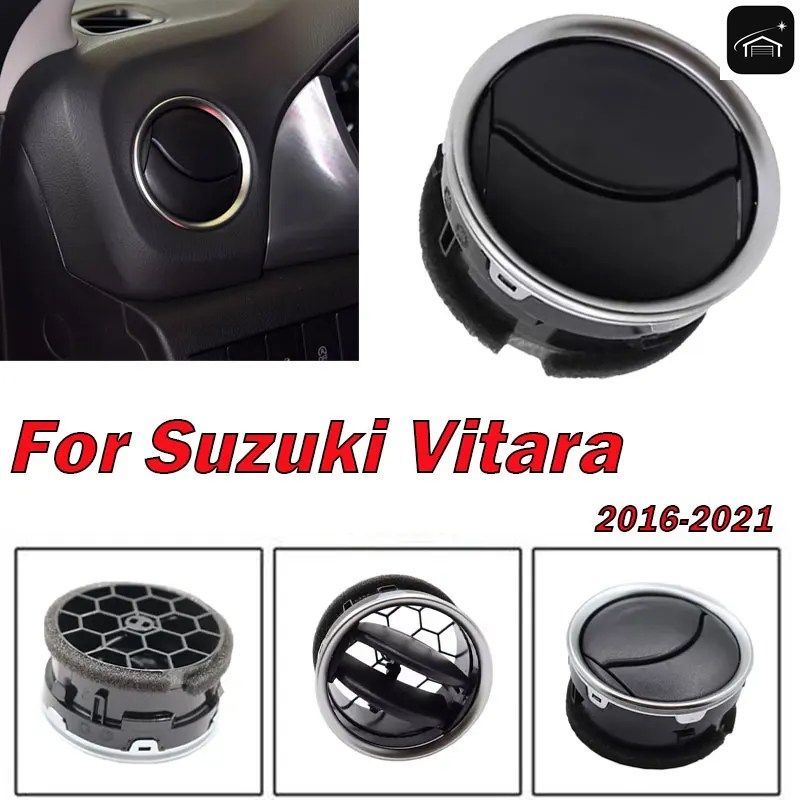1個 2個 3個 ダッシュボード 内部エアベント ラウンドエアコン吹き出し口グリル VITARA 2016-2021 73630-56P00 カスタムパーツ
