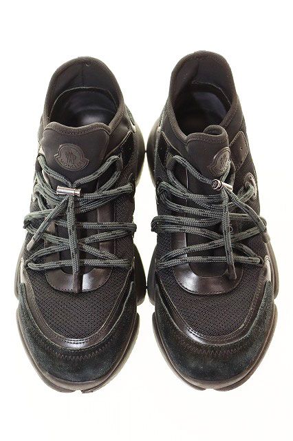 モンクレール MONCLER LACED BUBBLE サイズ41 BLACK 厚底 スニーカー