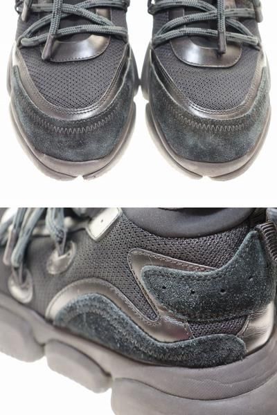 モンクレール MONCLER LACED BUBBLE サイズ41 BLACK 厚底 スニーカー