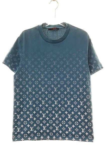 ルイヴィトン LOUIS VUITTON 21SS モノグラム グラデーション 半袖 Tシャツ ブルー Sサイズ RM211Q 【ブランド古着ベクトル】【中古】☆AA★260618
