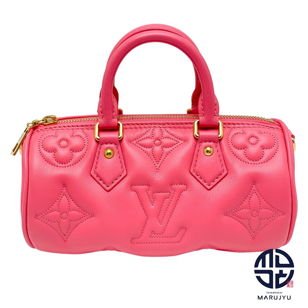 LOUIS VUITTON ルイヴィトン パピヨンBB M59826 バブルグラム モノグラム ハンドバッグ 3wayバッグ ショルダーバッグ ドラゴンフルーツ ピンク ブランド 鞄 カバン