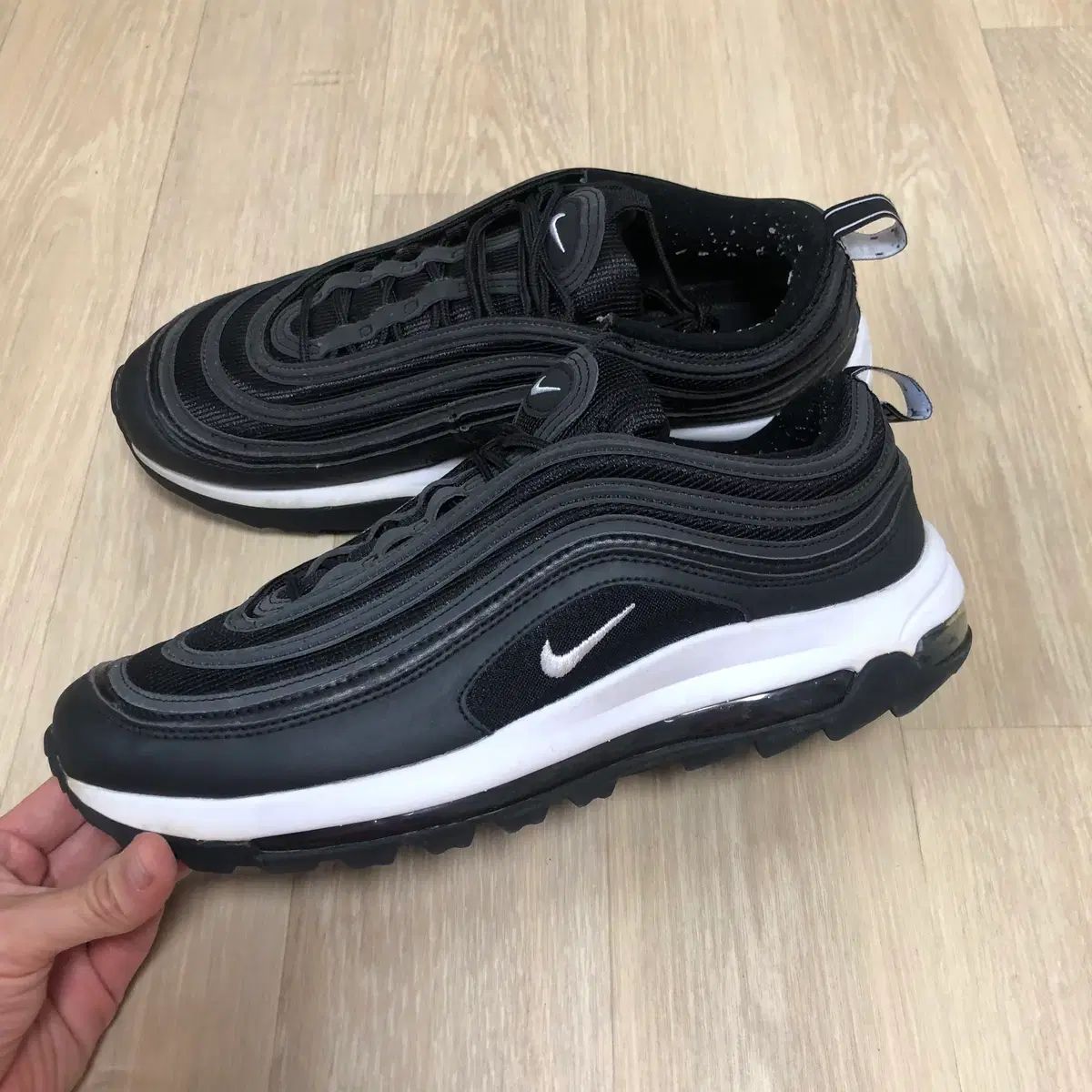 290) NIKE ナイキ エアマックス 97 ゴルフ ブラック スニーカー