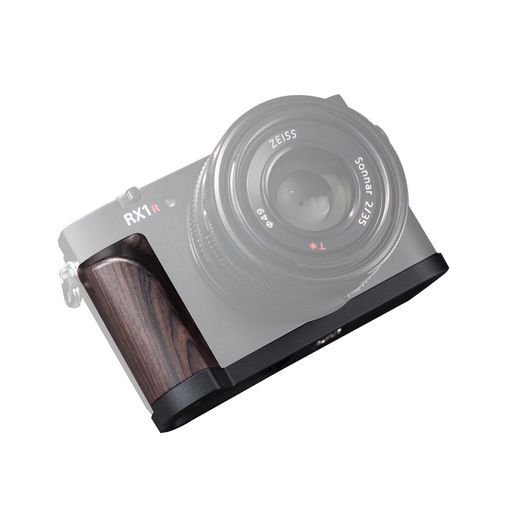 SIUTATDSHカメラグリップ対応sonyソニーCyber-shotrx1r3rx1riiidsc-rx1rm3カメラ専用L型クイックリリースプレート、実木製ハンドル、三脚設置でき、軽量化(黒檀黒板)