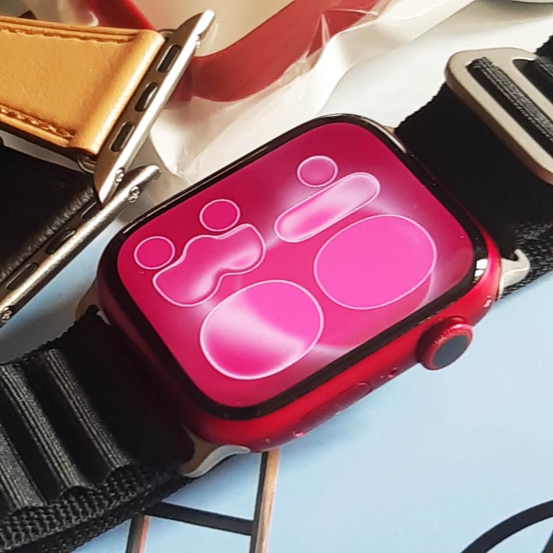 MDD03 LTE/RED/45mm シリーズ7 アップルウォッチ Apple Watch