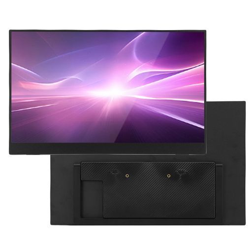 Luocute15.6インチ1080Pポータブルモニター、120Hzリフレッシュレート、SRGB、ブルーライト軽減、スピーカー内蔵、TypeCMiniHDディスプレイインターフェース、ノートパソコンPCゲーム用
