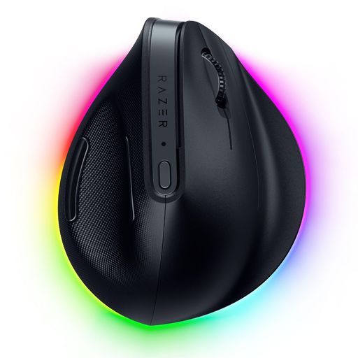 RazerレイザーProClickV2VerticalEdition縦型エルゴノミックワイヤレスマウス2.4GHzBluetoothUSB-CワンクリックのAIプロンプトマスターで作業時間を短縮6か月のバッテリー持続時間