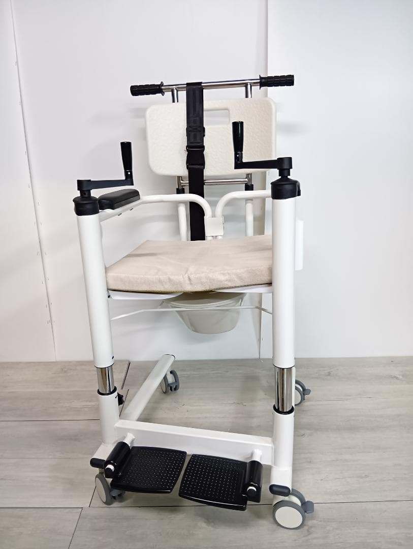 多機能 介護用移乗チェア 患者用 リフトチェア トイレ付_A6906