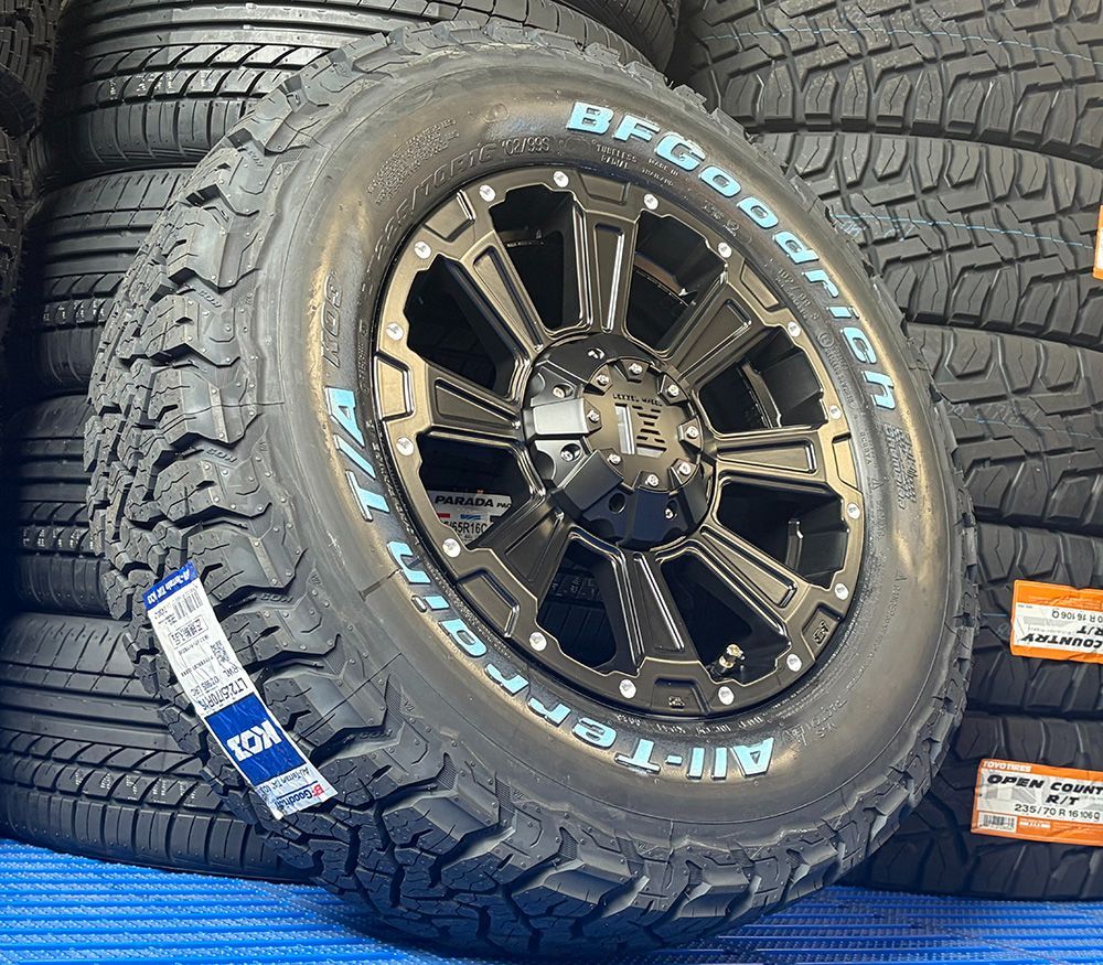 人気 ホイール！ LEXXEL デスロック デリカd5 エクストレイル RAV4 タイヤホイール 16インチ ｜ BF Goodrich T/A KO3 225/70r16 235/70r16