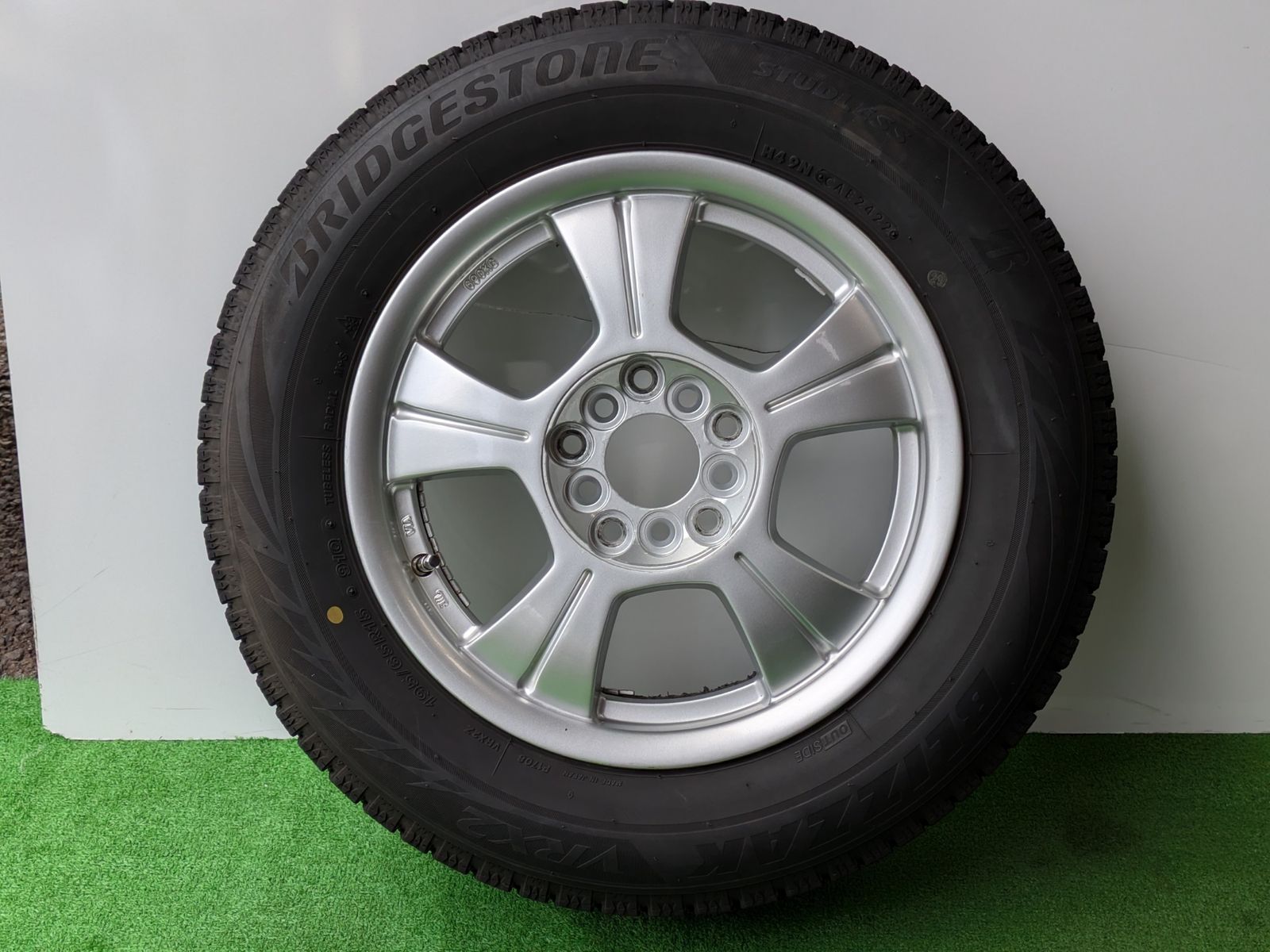 ブリザックVRX2 15インチホイールセット　PCD100 □2022年製 ブリヂストン ブリザックVRX2 □15インチアルミホイール 4