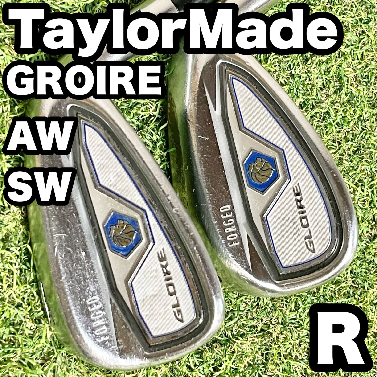 TaylorMade GROIRE テーラーメイド グローレ ウェッジ アプローチ サンドウェッジ アイアンセット AW SW メンズ R 右 2本セット 送料無料